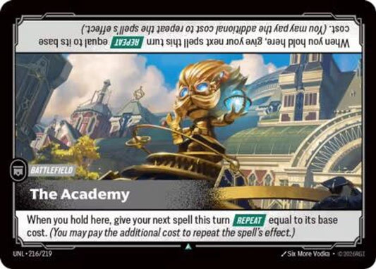216/219 - The Academy (Foil) - Uncommon - Unleashed