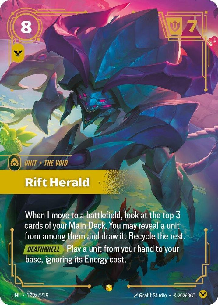 179a/219 - Rift Herald (Alternate Art) - Showcase - Unleashed