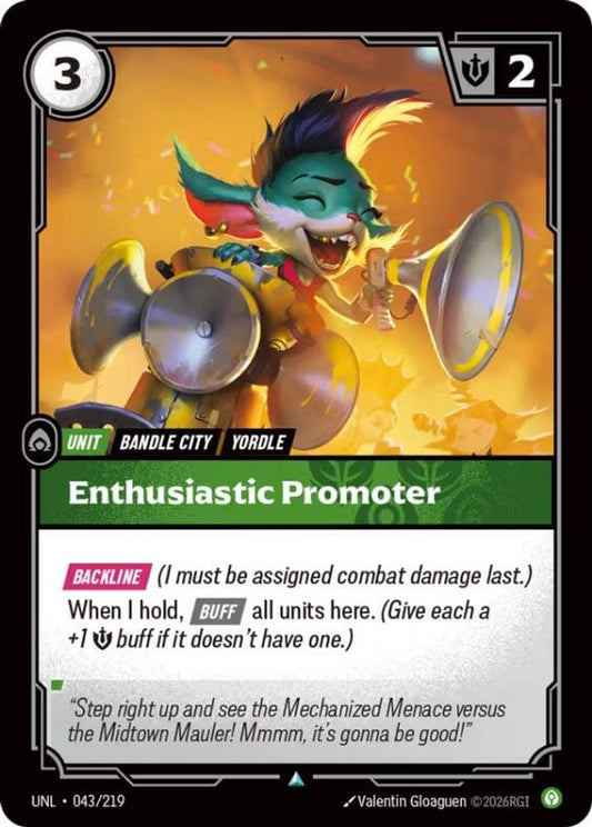 043/219 - Enthusiastic Promoter (Foil) - Uncommon - Unleashed