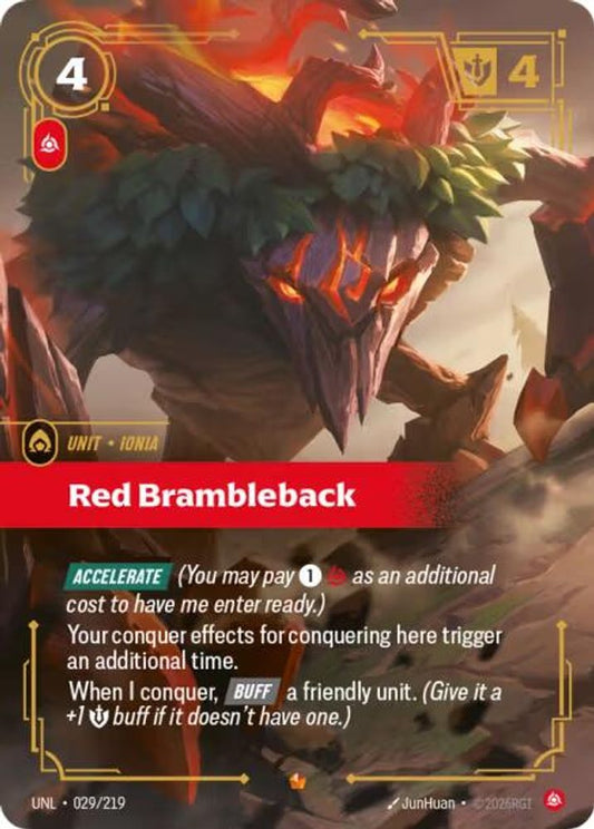 029/219 - Red Brambleback (Foil) - Epic - Unleashed