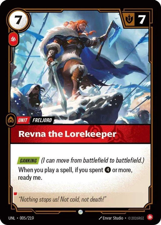 005/219 - Revna the Lorekeeper (Foil) - Common - Unleashed
