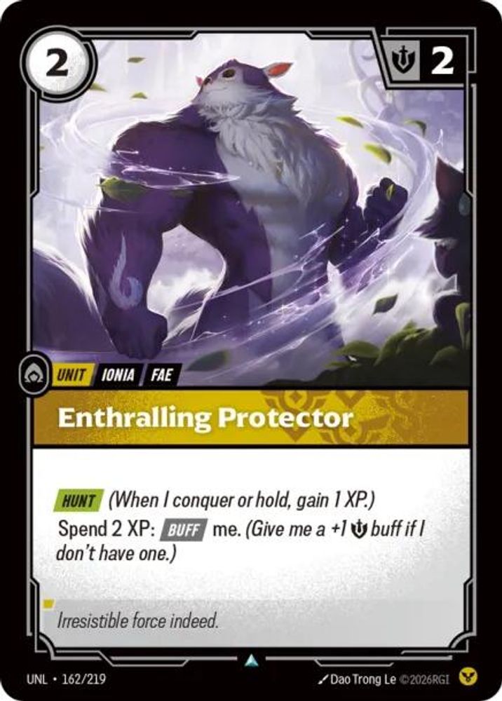 162/219 - Enthralling Protector (Foil) - Uncommon - Unleashed