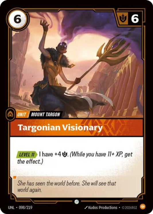 098/219 - Targonian Visionary (Foil) - Common - Unleashed