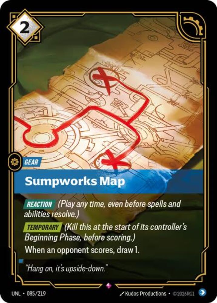 085/219 - Sumpworks Map (Foil) - Rare - Unleashed