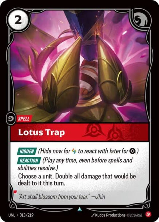 013/219 - Lotus Trap (Foil) - Uncommon - Unleashed
