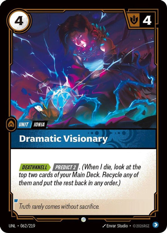 062/219 - Dramatic Visionary (Foil) - Common - Unleashed