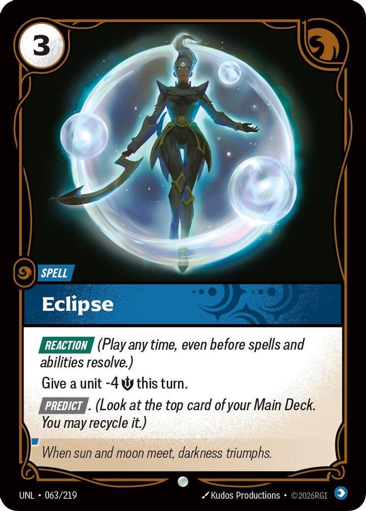 063/219 - Eclipse (Foil) - Common - Unleashed