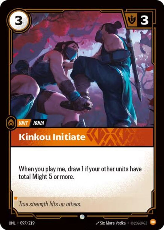 097/219 - Kinkou Initiate (Foil) - Common - Unleashed