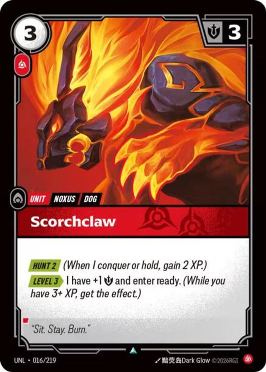 016/219 - Scorchclaw (Foil) - Uncommon - Unleashed