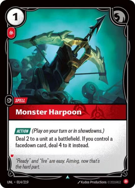 014/219 - Monster Harpoon (Foil) - Uncommon - Unleashed