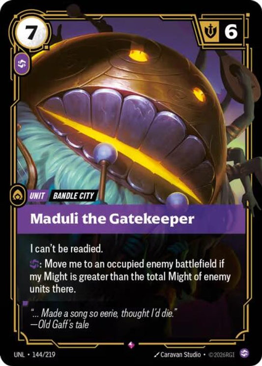 144/219 - Maduli the Gatekeeper (Foil) - Rare - Unleashed