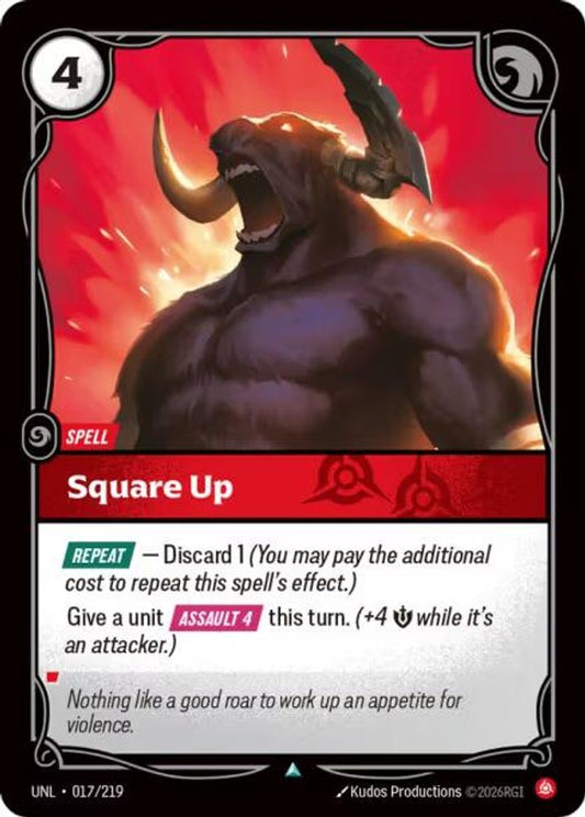 017/219 - Square Up (Foil) - Uncommon - Unleashed