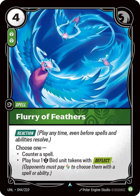 044/219 - Flurry of Feathers (Foil) - Uncommon - Unleashed