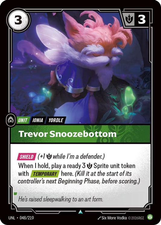048/219 - Trevor Snoozebottom (Foil) - Uncommon - Unleashed
