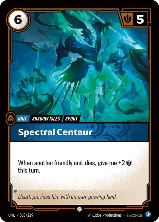 068/219 - Spectral Centaur (Foil) - Common - Unleashed
