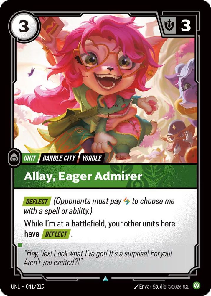 041/219 - Allay, Eager Admirer (Foil) - Uncommon - Unleashed
