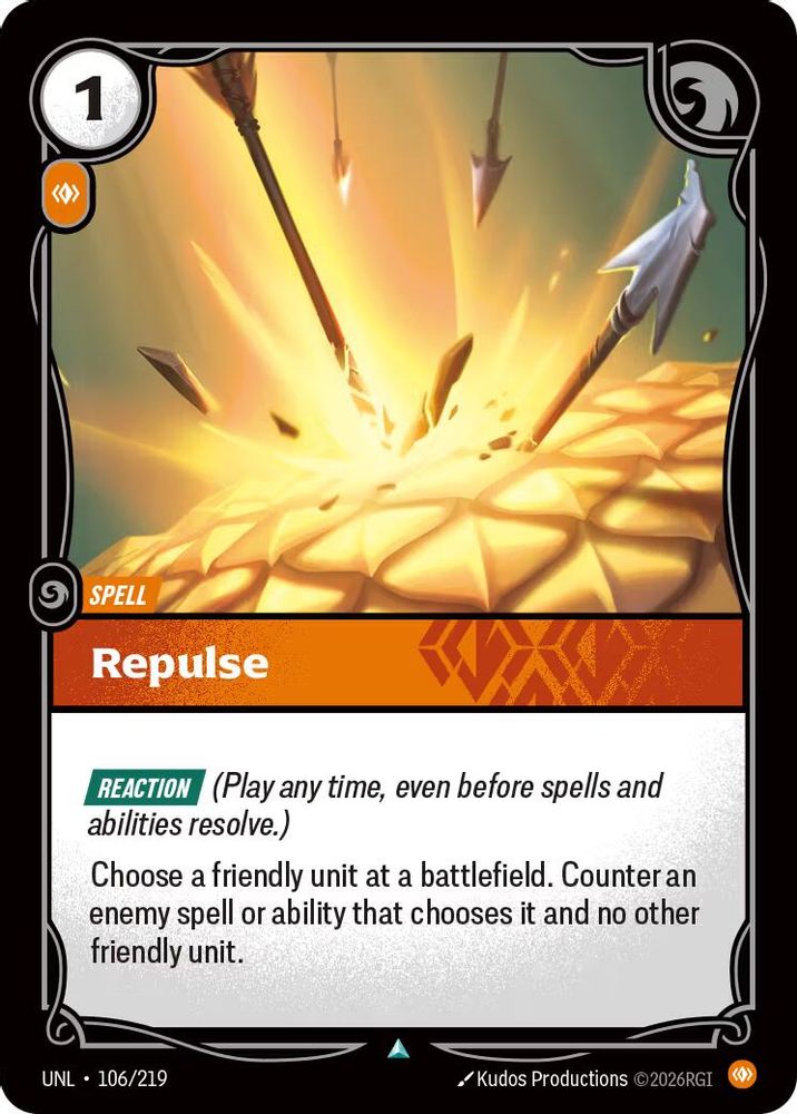 106/219 - Repulse (Foil) - Uncommon - Unleashed