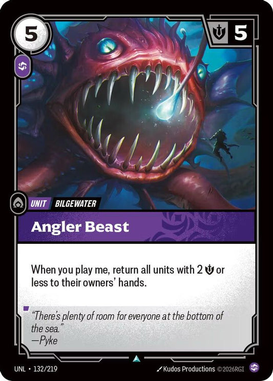132/219 - Angler Beast (Foil) - Uncommon - Unleashed