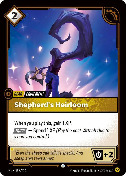 158/219 - Shepherd's Heirloom - Common - Unleashed