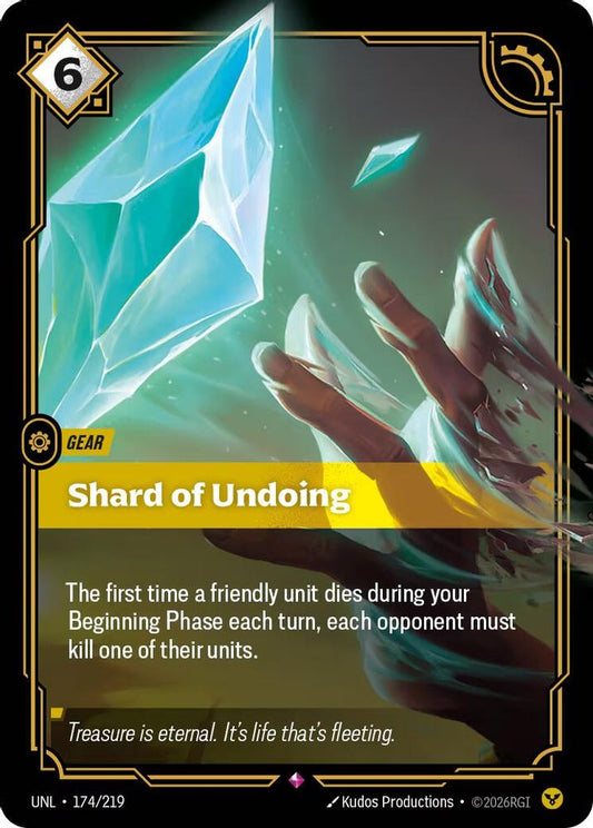 174/219 - Shard of Undoing (Foil) - Rare - Unleashed