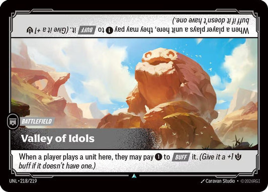 218/219 - Valley of Idols (Foil) - Uncommon - Unleashed