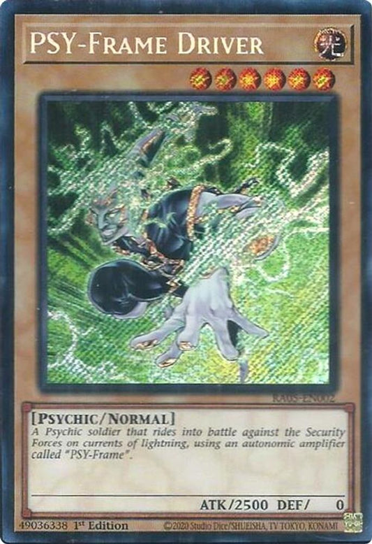 RA05-EN002 * PSY-Frame Driver * Secret Rare * Rarity Collection 5