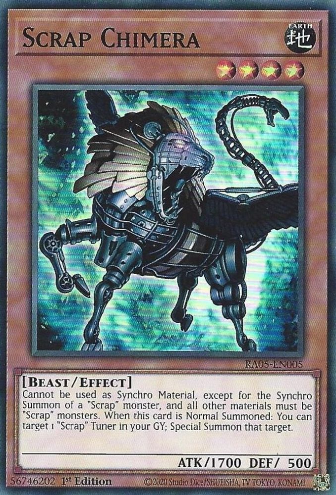 RA05-EN005 * Scrap Chimera * Super Rare * Rarity Collection 5
