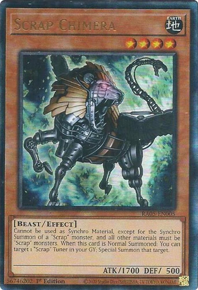 RA05-EN005 * Scrap Chimera * Ultimate Rare * Rarity Collection 5