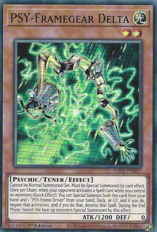 RA05-EN007 - PSY-Framegear Delta - Super Rare - Rarity Collection 5