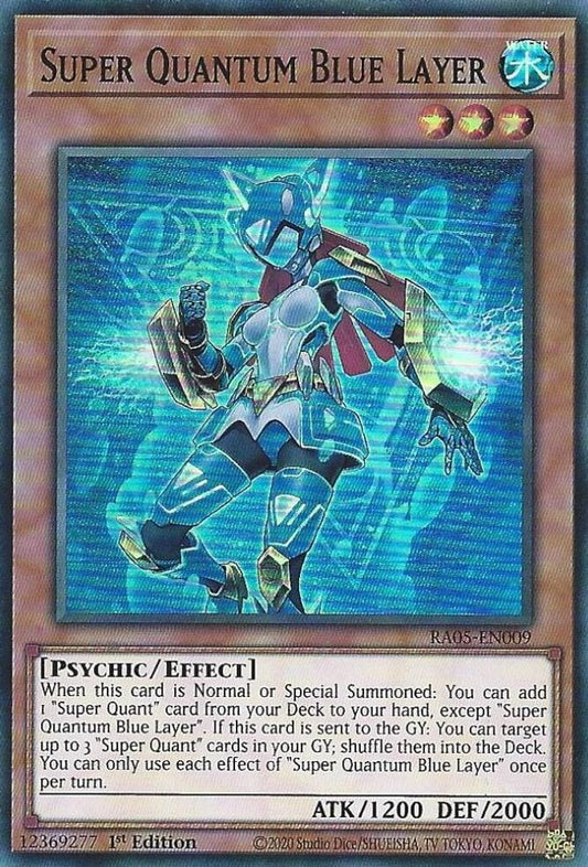 RA05-EN009 * Super Quantum Blue Layer * Super Rare * Rarity Collection 5