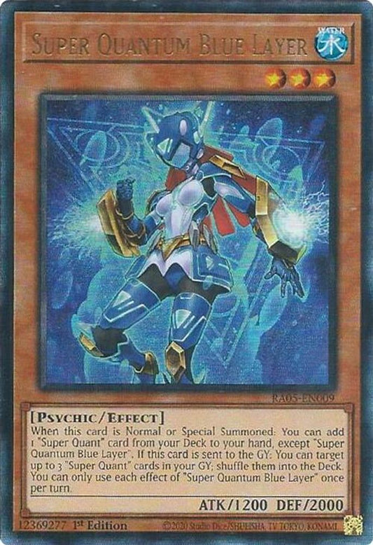 RA05-EN009 * Super Quantum Blue Layer * Ultimate Rare * Rarity Collection 5