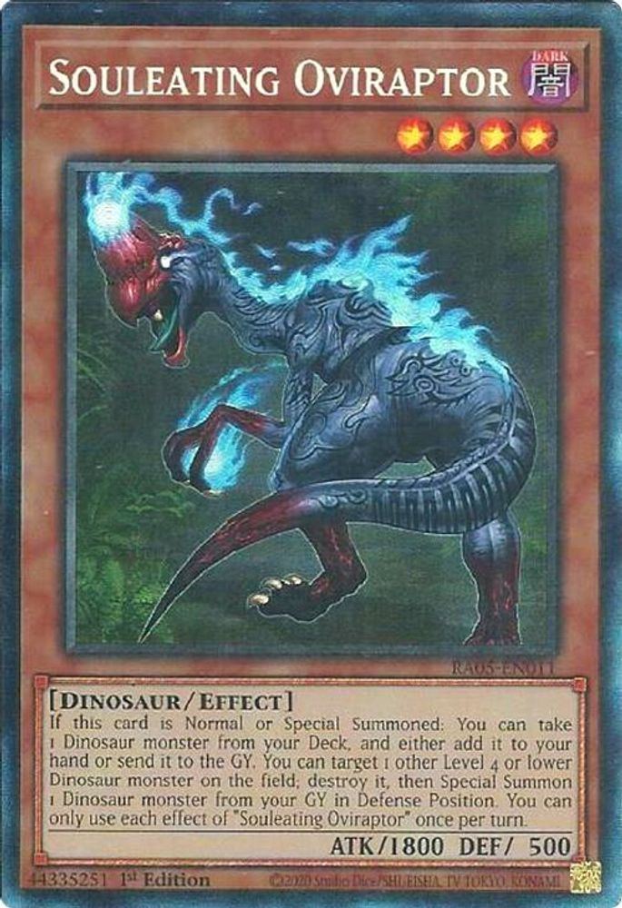 RA05-EN011 * Souleating Oviraptor * Collector's Rare * Rarity Collection 5