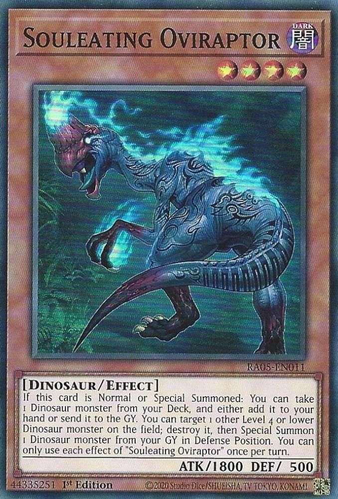 RA05-EN011 * Souleating Oviraptor * Super Rare * Rarity Collection 5