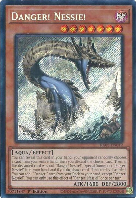 RA05-EN012 * Danger! Nessie! * Secret Rare * Rarity Collection 5