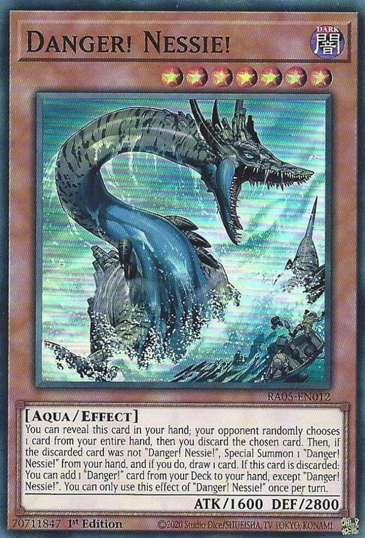RA05-EN012 * Danger! Nessie! * Super Rare * Rarity Collection 5