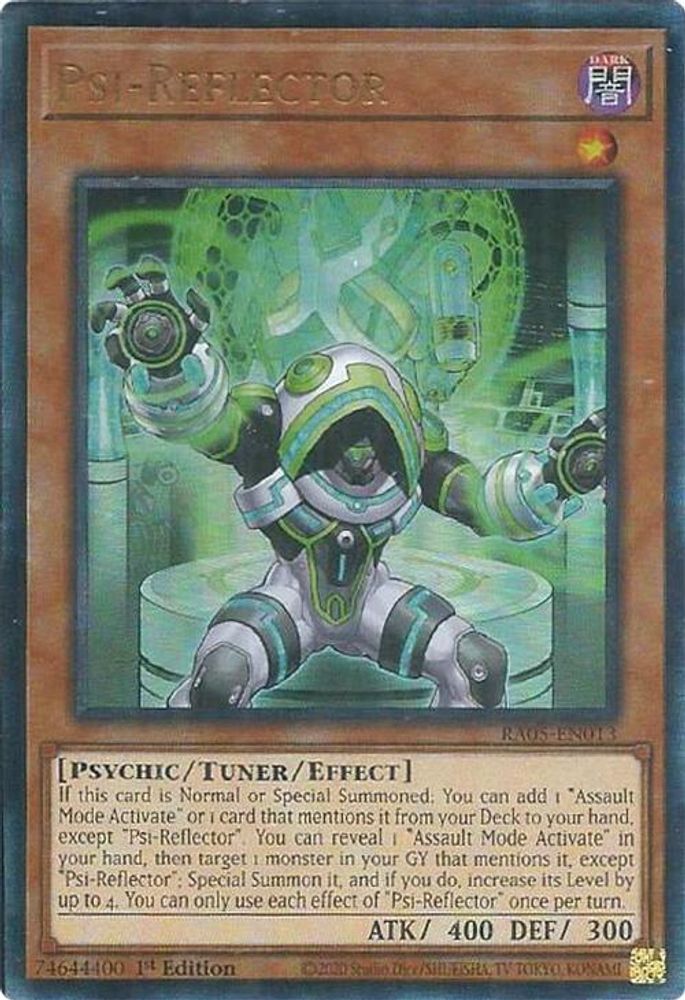 RA05-EN013 * Psi-Reflector * Ultimate Rare * Rarity Collection 5