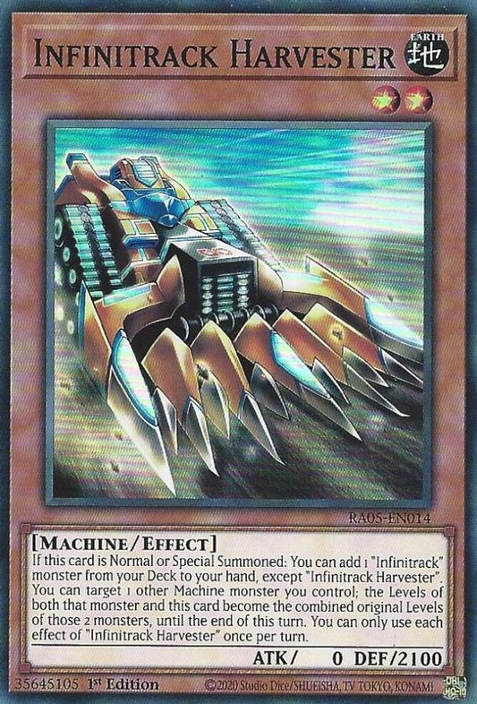 RA05-EN014 * Infinitrack Harvester * Super Rare * Rarity Collection 5
