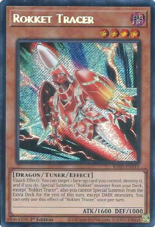 RA05-EN015 * Rokket Tracer * Secret Rare * Rarity Collection 5