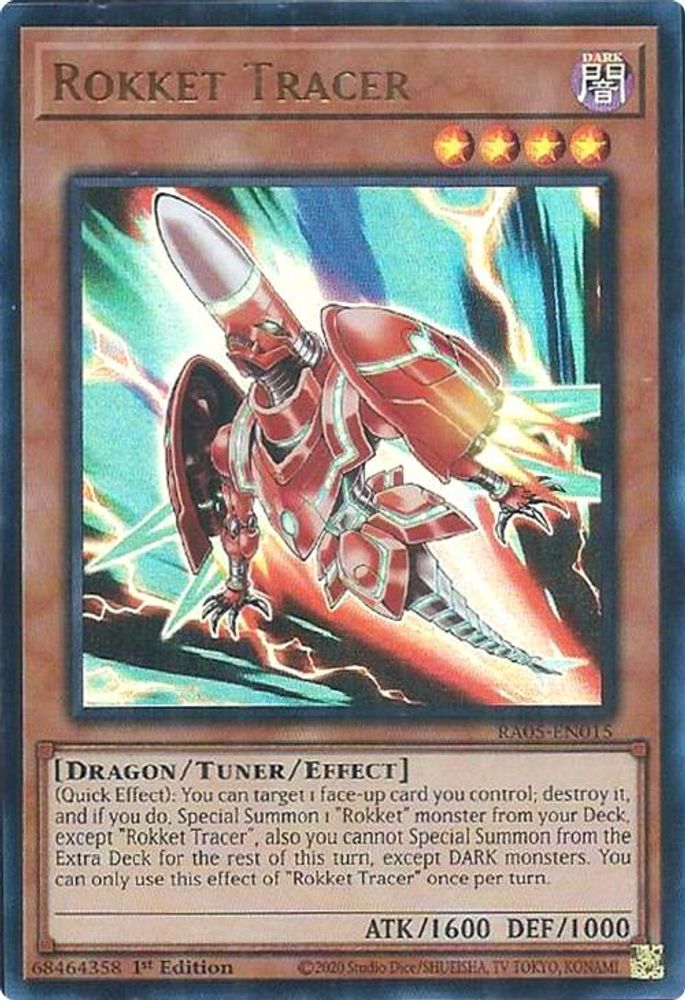 RA05-EN015 * Rokket Tracer * Ultra Rare * Rarity Collection 5