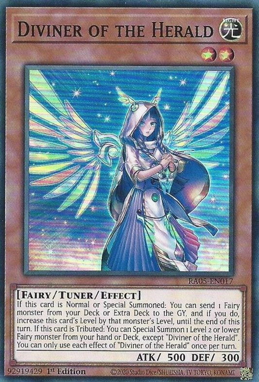 RA05-EN017 * Diviner of the Herald * Super Rare * Rarity Collection 5