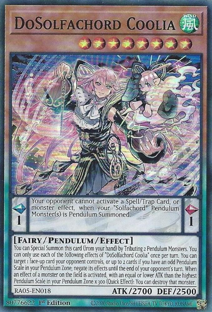 RA05-EN018 - DoSolfachord Coolia - Super Rare - Rarity Collection 5
