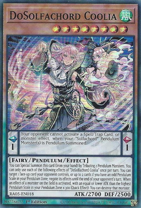 RA05-EN018 * DoSolfachord Coolia * Super Rare * Rarity Collection 5