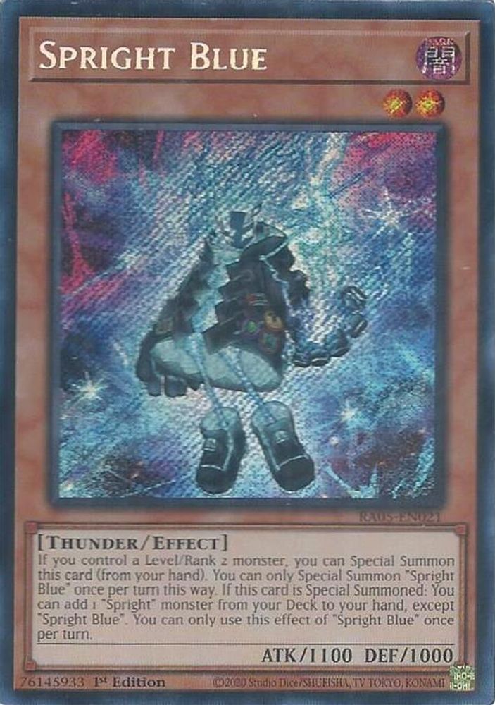 RA05-EN021 - Spright Blue - Secret Rare - Rarity Collection 5