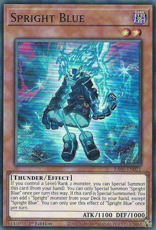 RA05-EN021 * Spright Blue * Super Rare * Rarity Collection 5