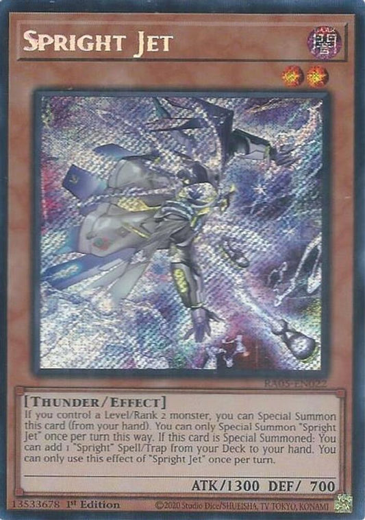RA05-EN022 * Spright Jet * Secret Rare * Rarity Collection 5