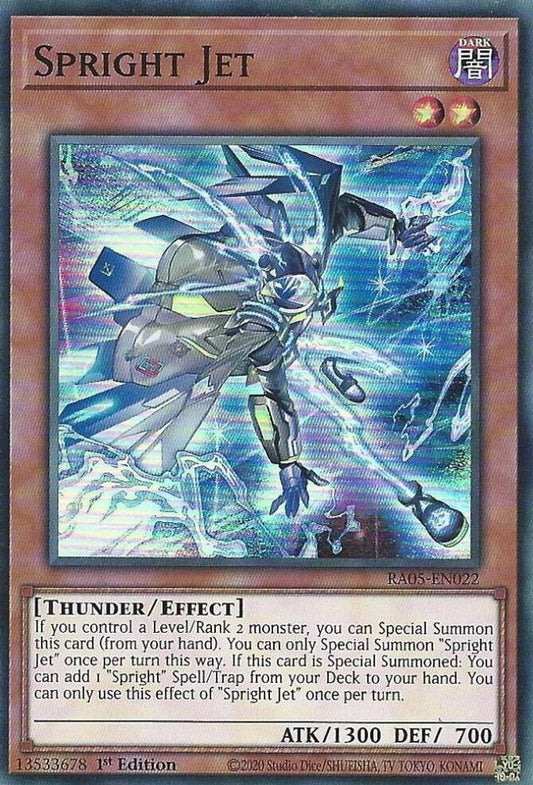RA05-EN022 * Spright Jet * Super Rare * Rarity Collection 5