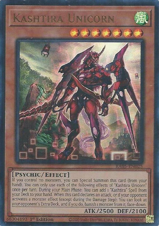 RA05-EN025 * Kashtira Unicorn * Ultra Rare * Rarity Collection 5
