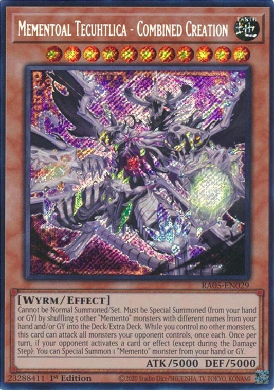 RA05-EN029 * Mementoal Tecuhtlica - Combined Creation * Secret Rare * Rarity Collection 5