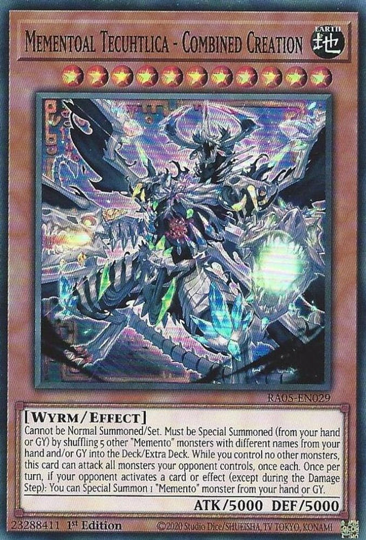 RA05-EN029 * Mementoal Tecuhtlica - Combined Creation * Super Rare * Rarity Collection 5