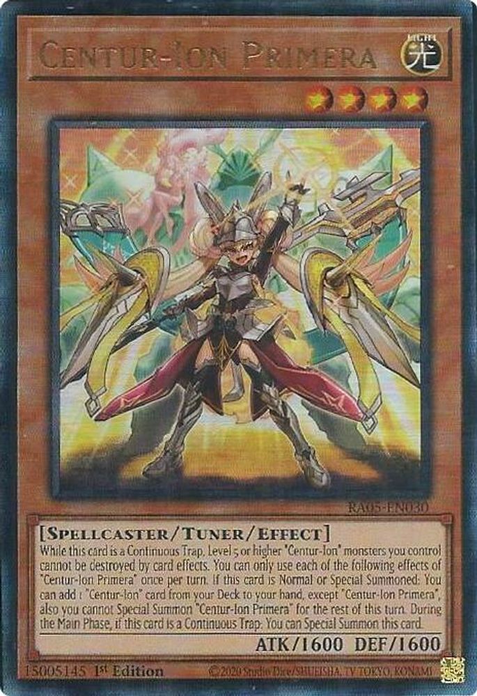 RA05-EN030 - Centur-Ion Primera - Ultimate Rare - Rarity Collection 5
